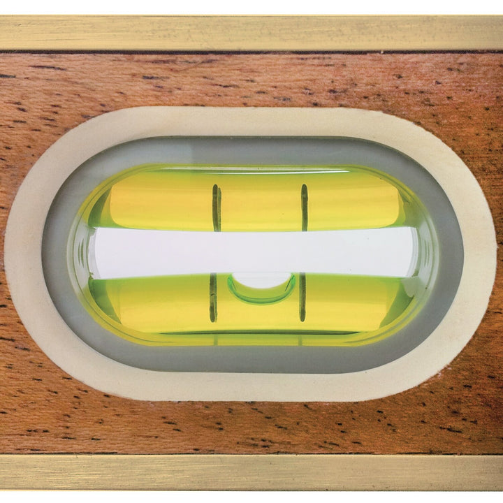 Sands Level & Tool SL22BY48 48” Professional Mahogany Flat Brass Level (6 Vials)