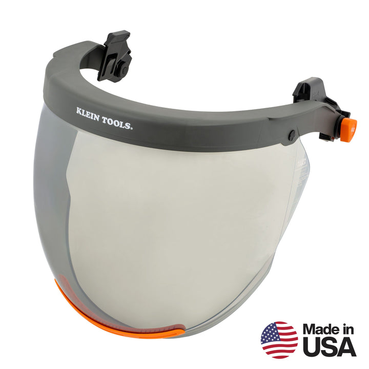 Klein Tools 03601 Arc Flash Face Shield, Cap-Style / Safety Helmet