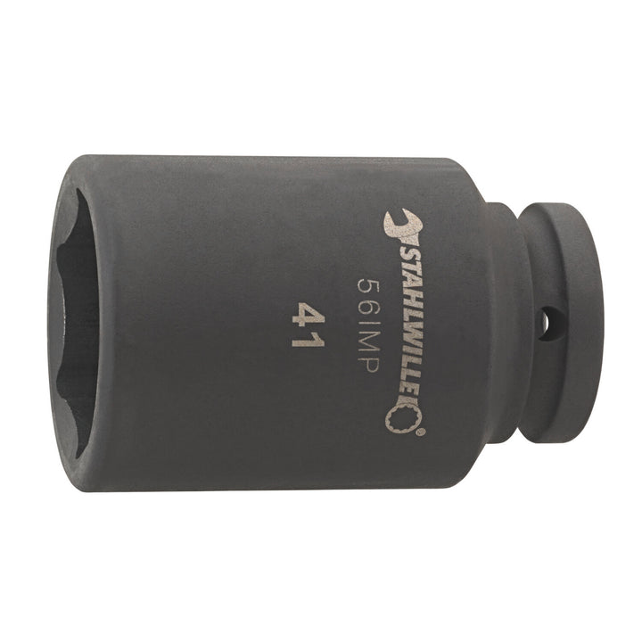 Stahlwille 25020041 56IMP 3/4" 6-pt Extra Deep Impact Socket, 41 mm