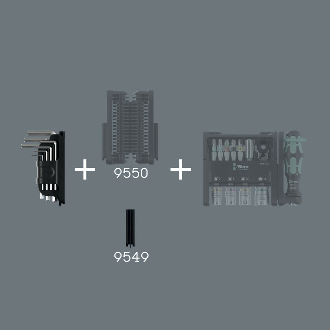 Wera Tool-Check Modular L-keys Hex-Plus 1, 7 Pc.