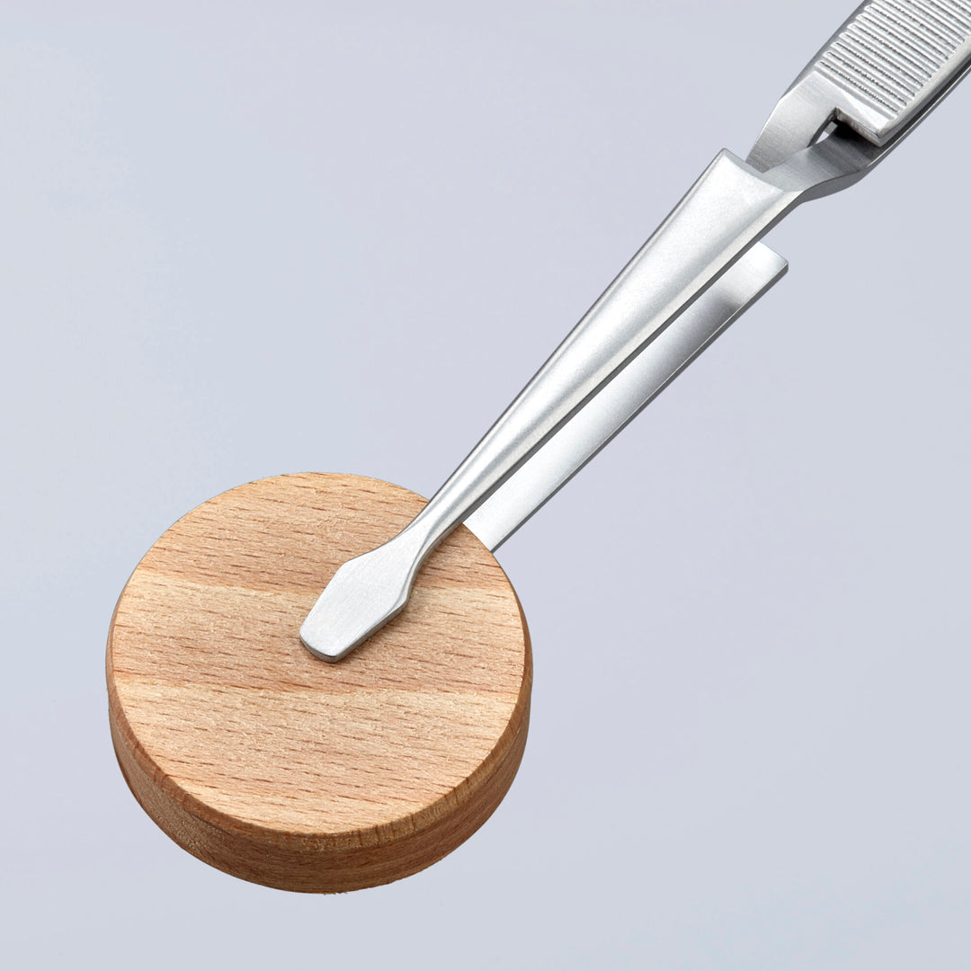 Knipex 92 94 91 6 1/4" Stainless Steel Gripping Cross-Over Tweezers-Blunt Tips