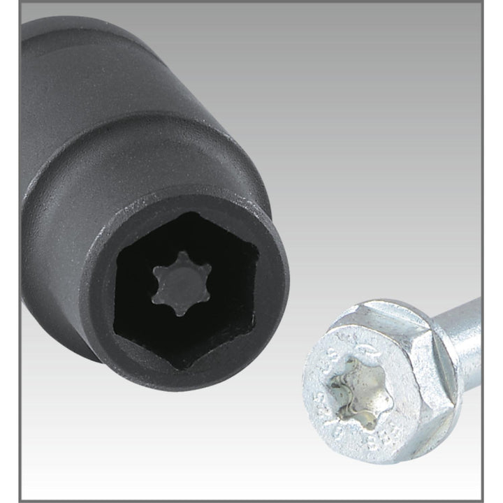 Heyco 06300374036 IMPACT-Socket, Multipower, Length-50mm Drive size 1/2 Inch