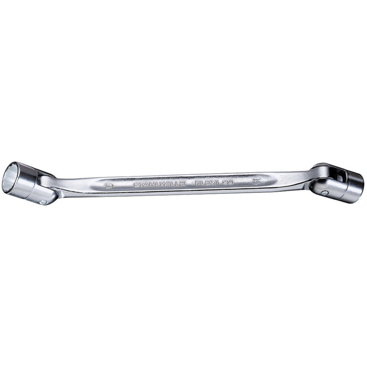 Stahlwille 43011415 29 Double ended flexi-joint Spanner, 14 x 15 mm
