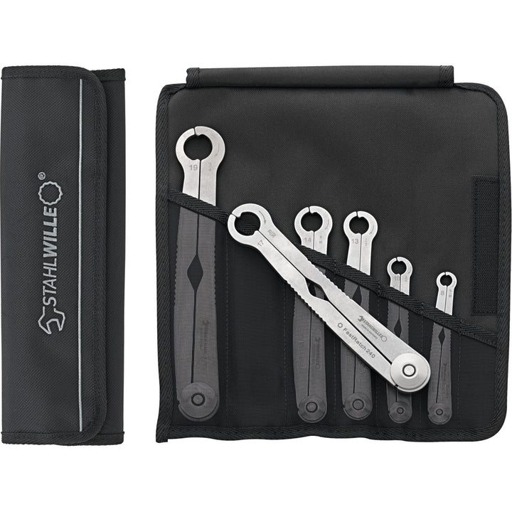 Stahlwille 96411006 240/6 Ratchet Wrench Set, FastRatch, 6 pcs