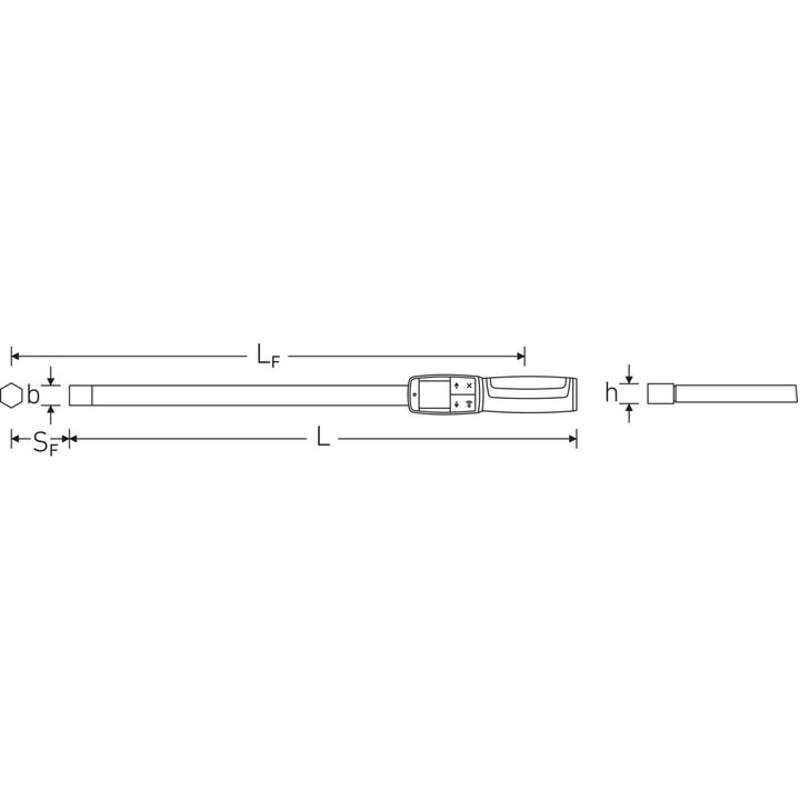 Stahlwille 96500910 714 MANOSKOP tightening angle torque wrench