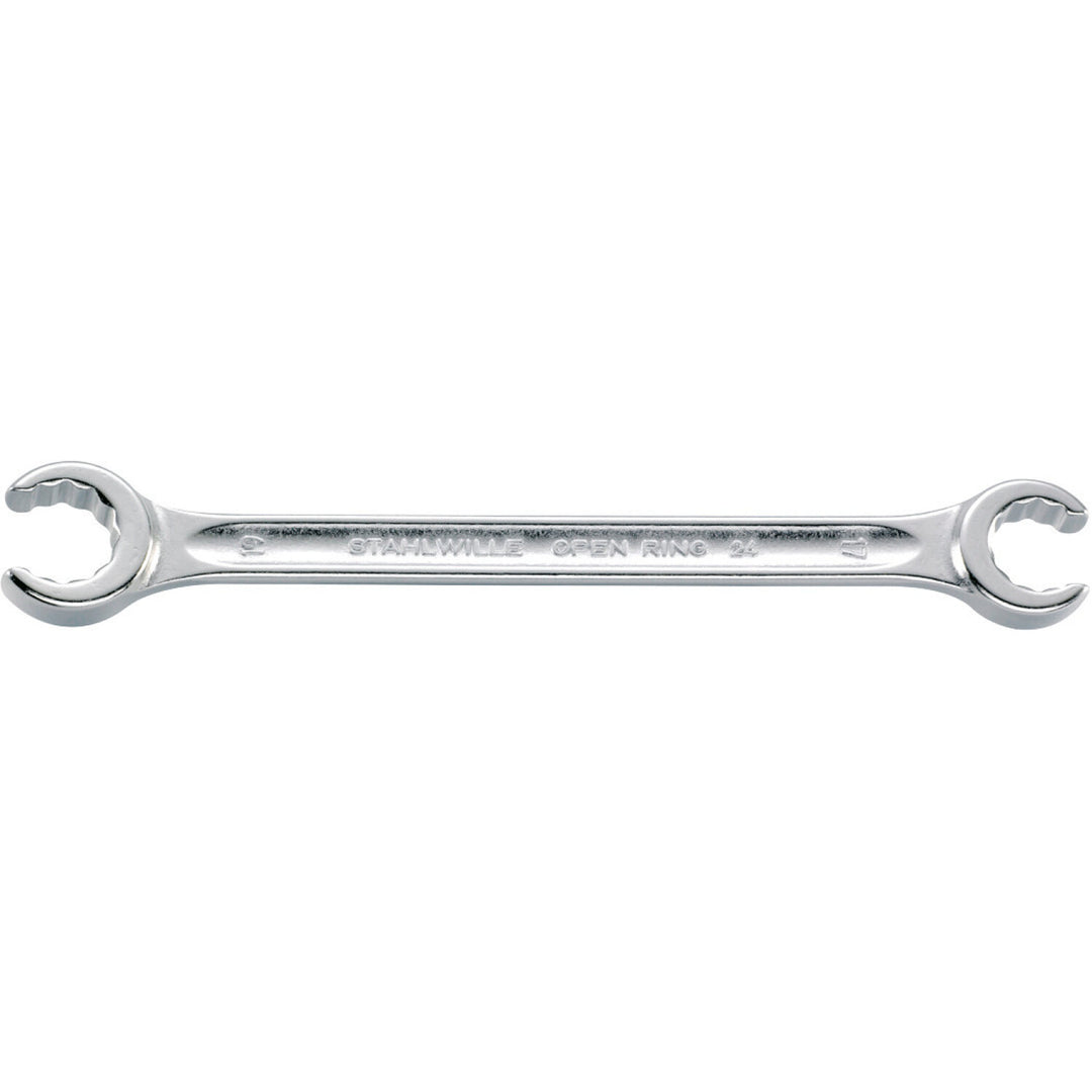 Stahlwille 41484048 Double ended open ring Bi-hex Flare Nut Spanner