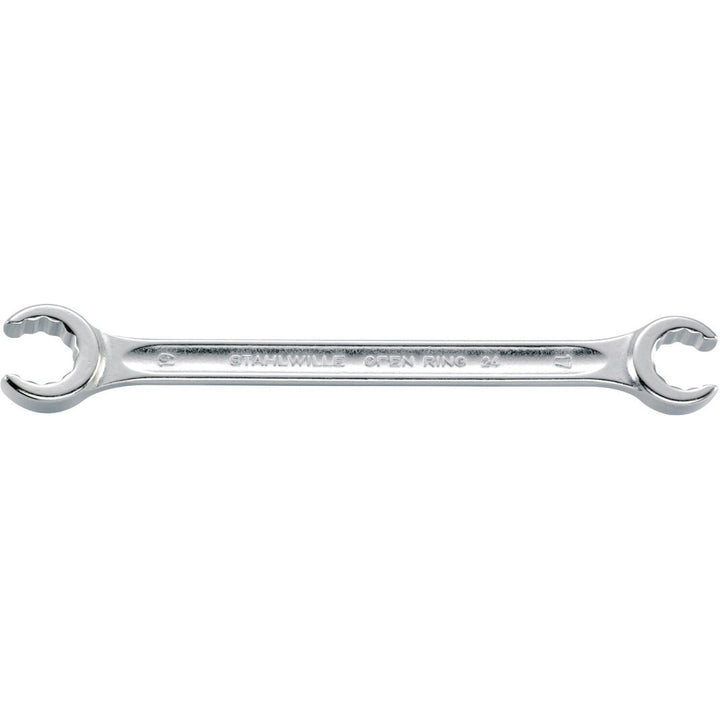 Stahlwille 41484048 Double ended open ring Bi-hex Flare Nut Spanner