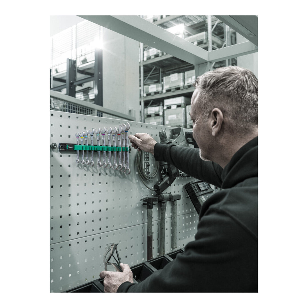 Wera 9630 Magnetic rail 6000 Joker 1 Ratcheting combination wrenches set