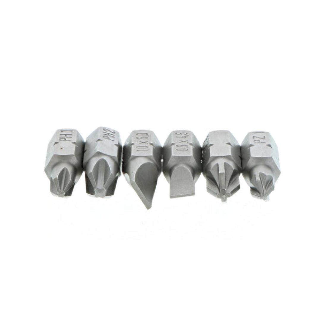 Wiha Tools 38043 36-in-1 Stubby Bit Holder Slotted Phillips Pozidriv Set