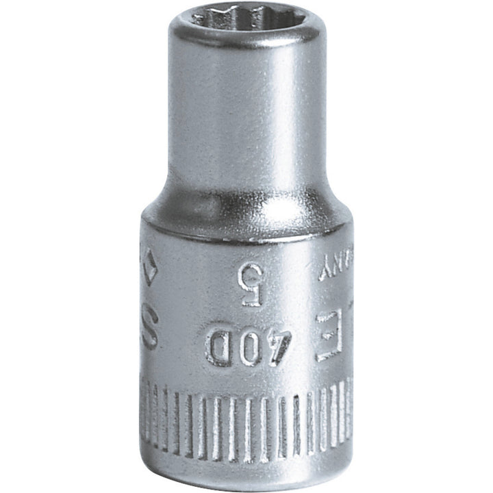 Stahlwille 01030005 40D Bi-Hex 12-pt Socket  mm x 1/4 Inch Drive