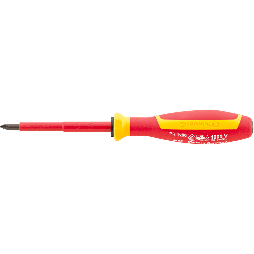 Stahlwille 46653000 4665 VDE DRALL+ #0 Phillips Screwdriver