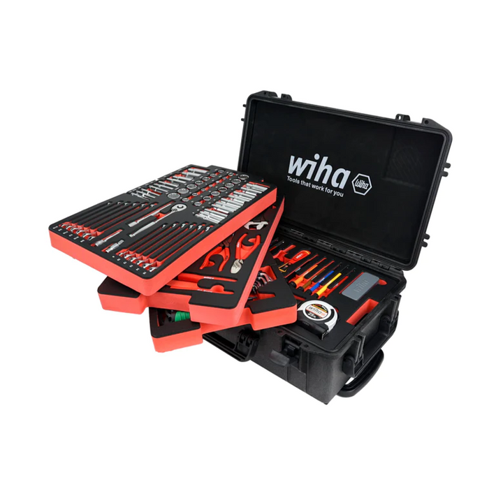 Wiha Tools 92100 Premium Mobile Tool Kit, 194 Pc.