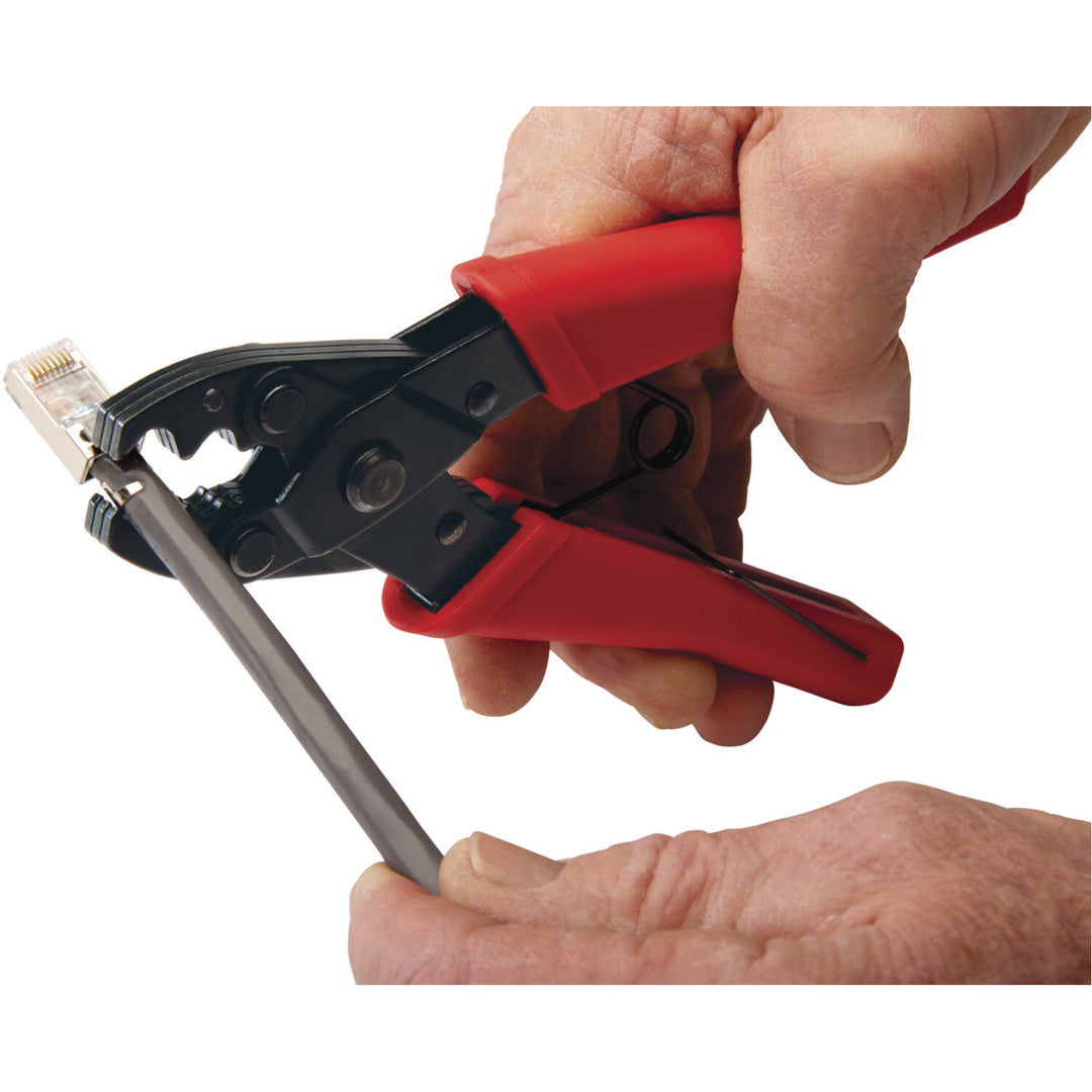 Platinum Tools 90170 Tele-TitanXg Termination Kit — Standard RJ45s, Basic Installation, Includes Plastic Case