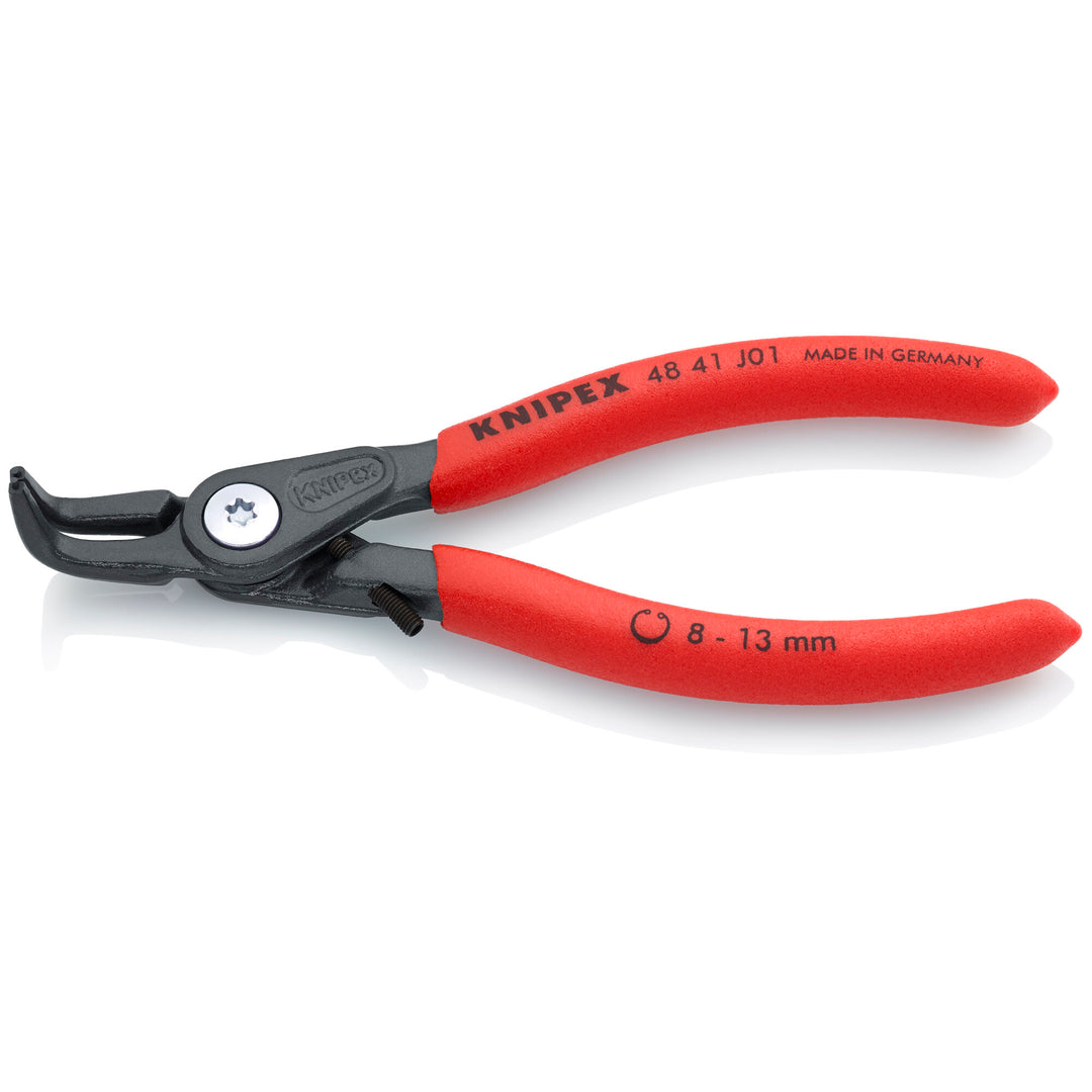 Knipex 48 41 J01 5 1/4" Internal 90° Angled Precision Snap Ring Pliers-Limiter