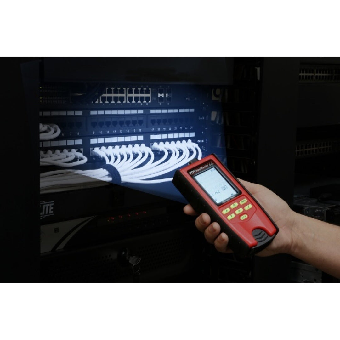 Platinum Tools T130K3 VDV MapMaster 3.0 Twisted Pair and Coax Cable Tester Deluxe PRO Kit, Main Unit, Remotes, Accessories, Probe and Shoulder Case