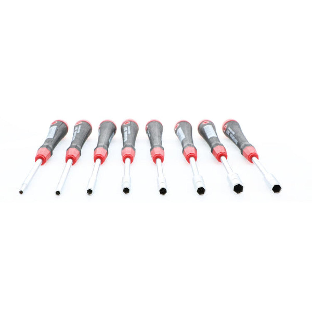 Wiha Tools 26596 PicoFinish Precision Metric Nut Driver Set w/ Canvas Pouch, 8 Pc.