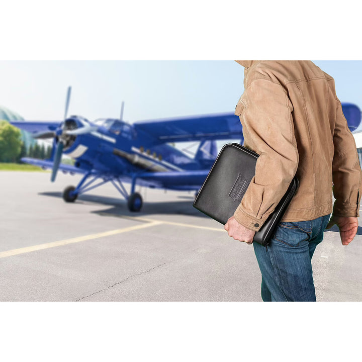 Hazet 1520/64 Leather tool case ∙ with assortment