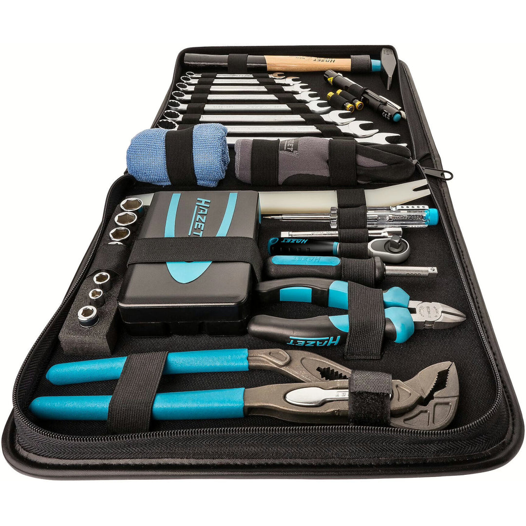 Hazet 1520/64 Leather tool case ∙ with assortment