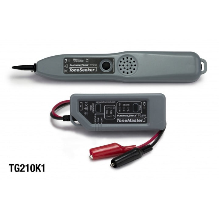 Platinum Tools TG220K1C Tone and Probe Kit, Professional, Includes ABN Clips — Clamshell Packaging