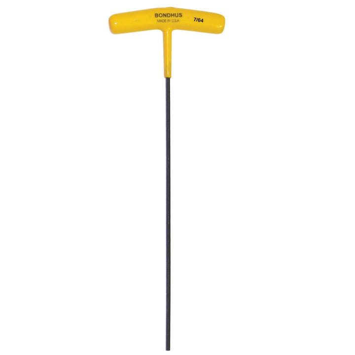 Bondhus 15306 7/64 Inch Hex T-Handle 9 inch Length with ProGuard Finish, 2 Piece