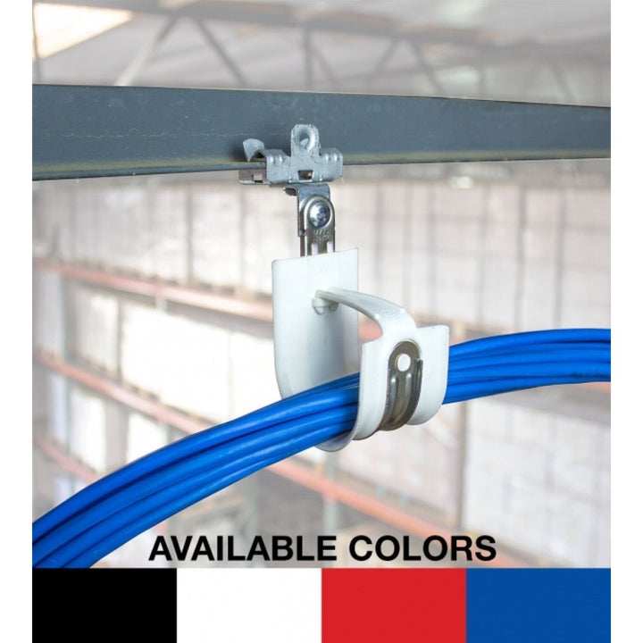 Platinum Tools HPH32W-25BK J-Hook, High-Performance Hybrid, 2″ (32), Black — 25pcs with Batwing Clip