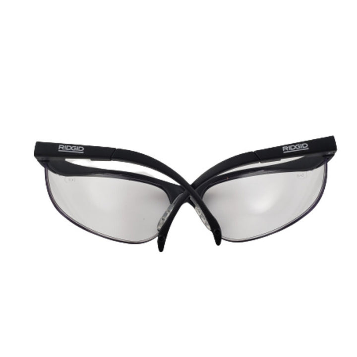 Ridgid Klondike Wrap-Around Safety Glasses: Clear