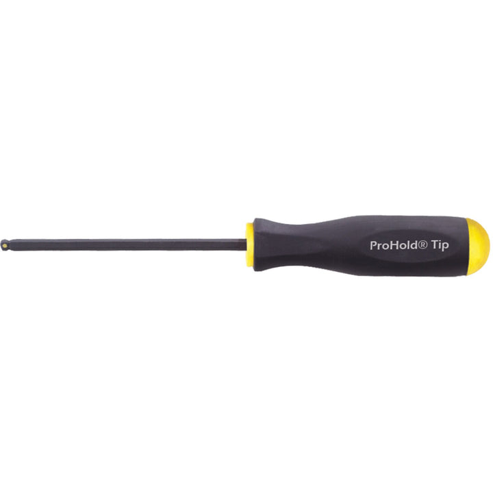 Bondhus 74610 3/16 x 3.7" ProHold Ball End Tip Screwdriver with ProGuard Finish, 2 Piece