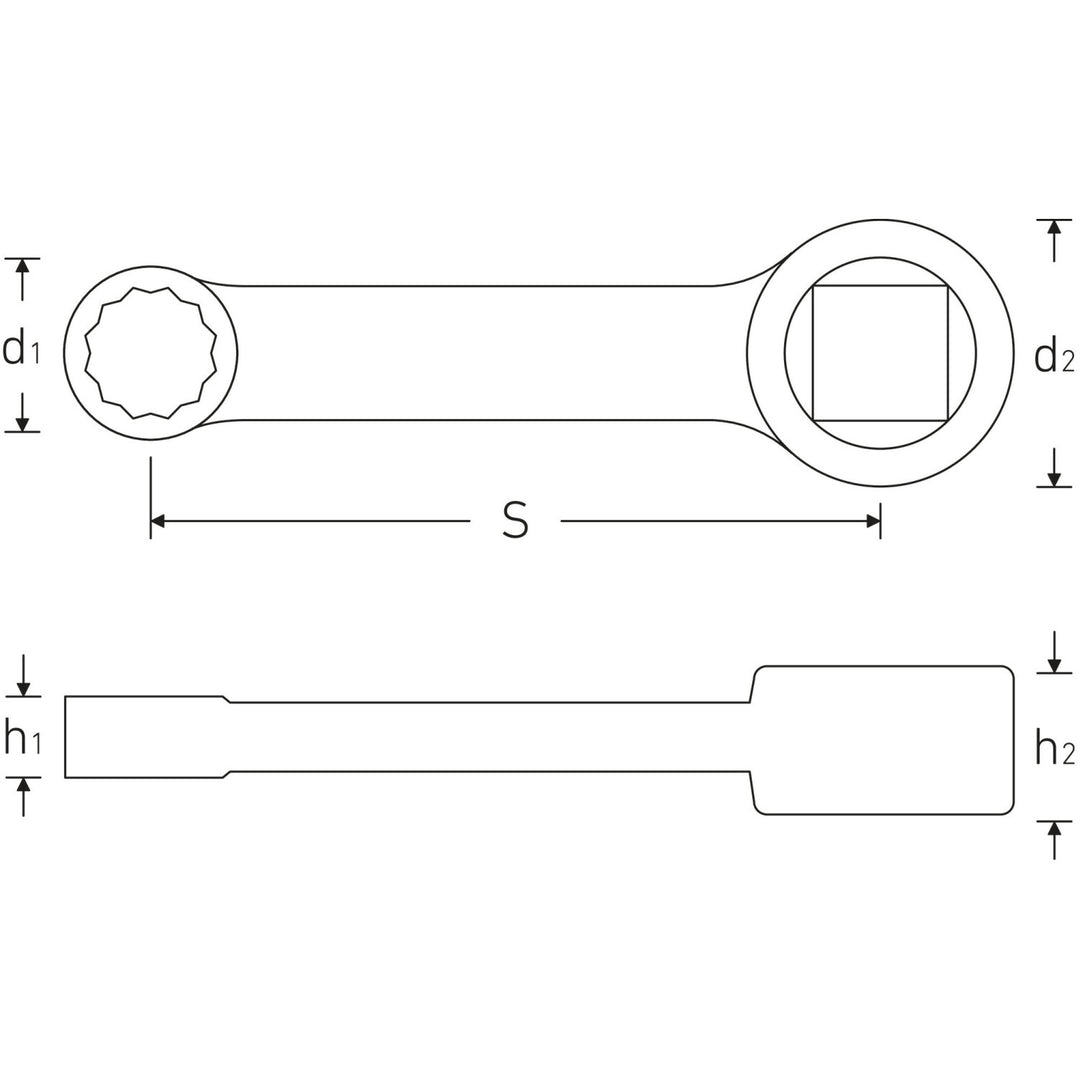 Stahlwille 02470028 447a Torque Adaptor, 7/16 Inch 3/8 Inch Drive