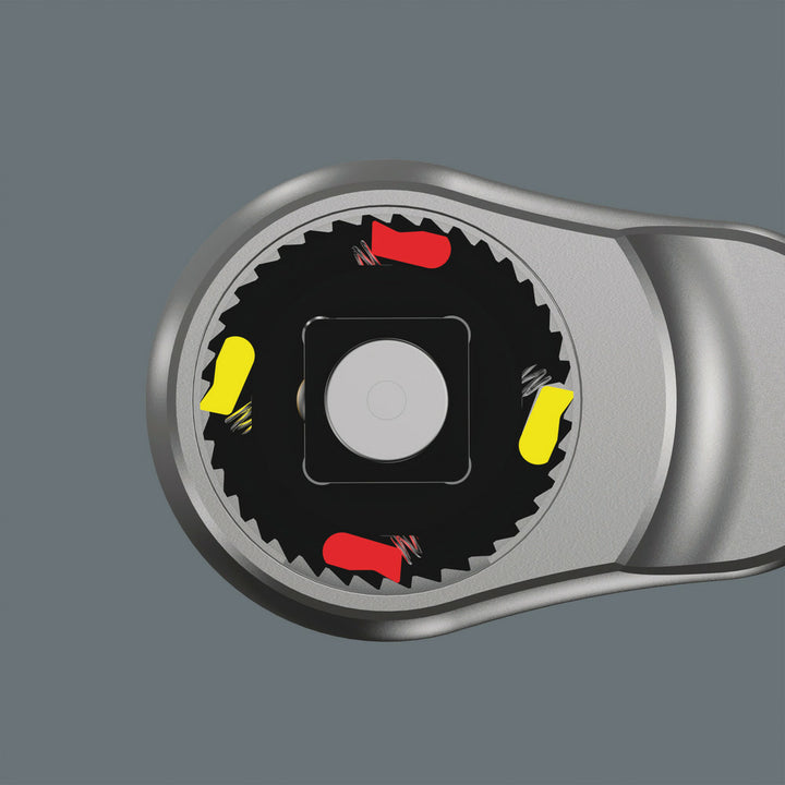 Wera 8100 SA 7 Zyklop Metal Ratchet Set with push-through square, 1/4" drive, metric, 28 pieces