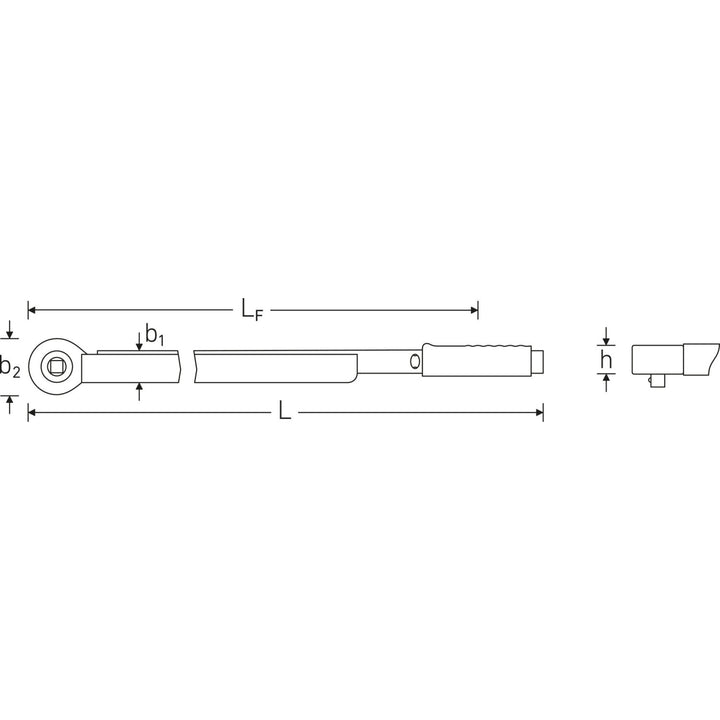 Stahlwille 96502001 721NF/100 3/4" MANOSKOP Torque Wrench