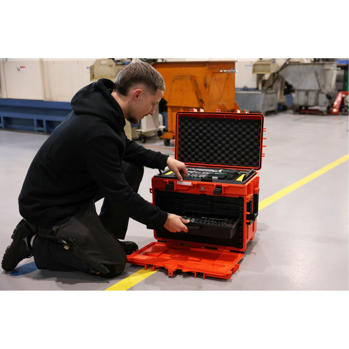 Stahlwille 81091304 13217 Tool Trolley, luminous red