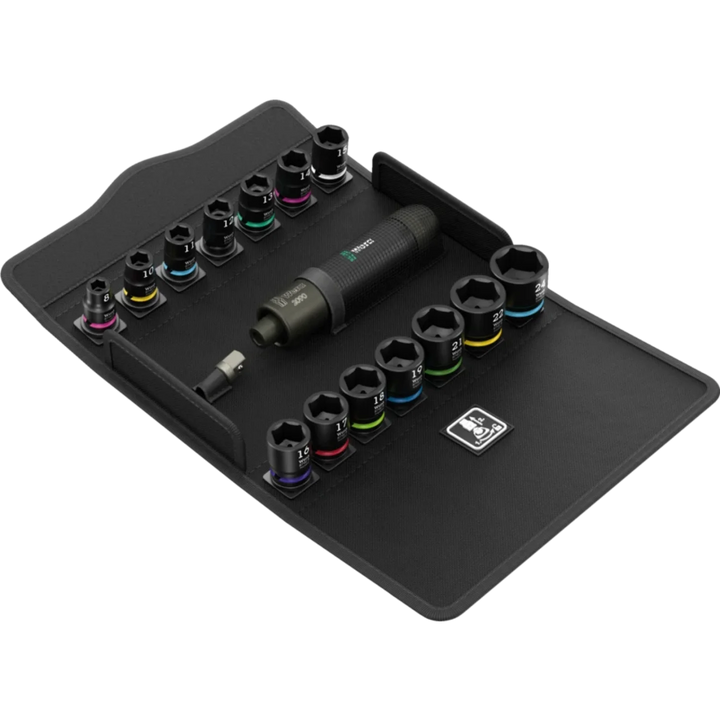 Wera 05072018001 2090/16 Impaktor impact driver set 1, metric, 3/8"
