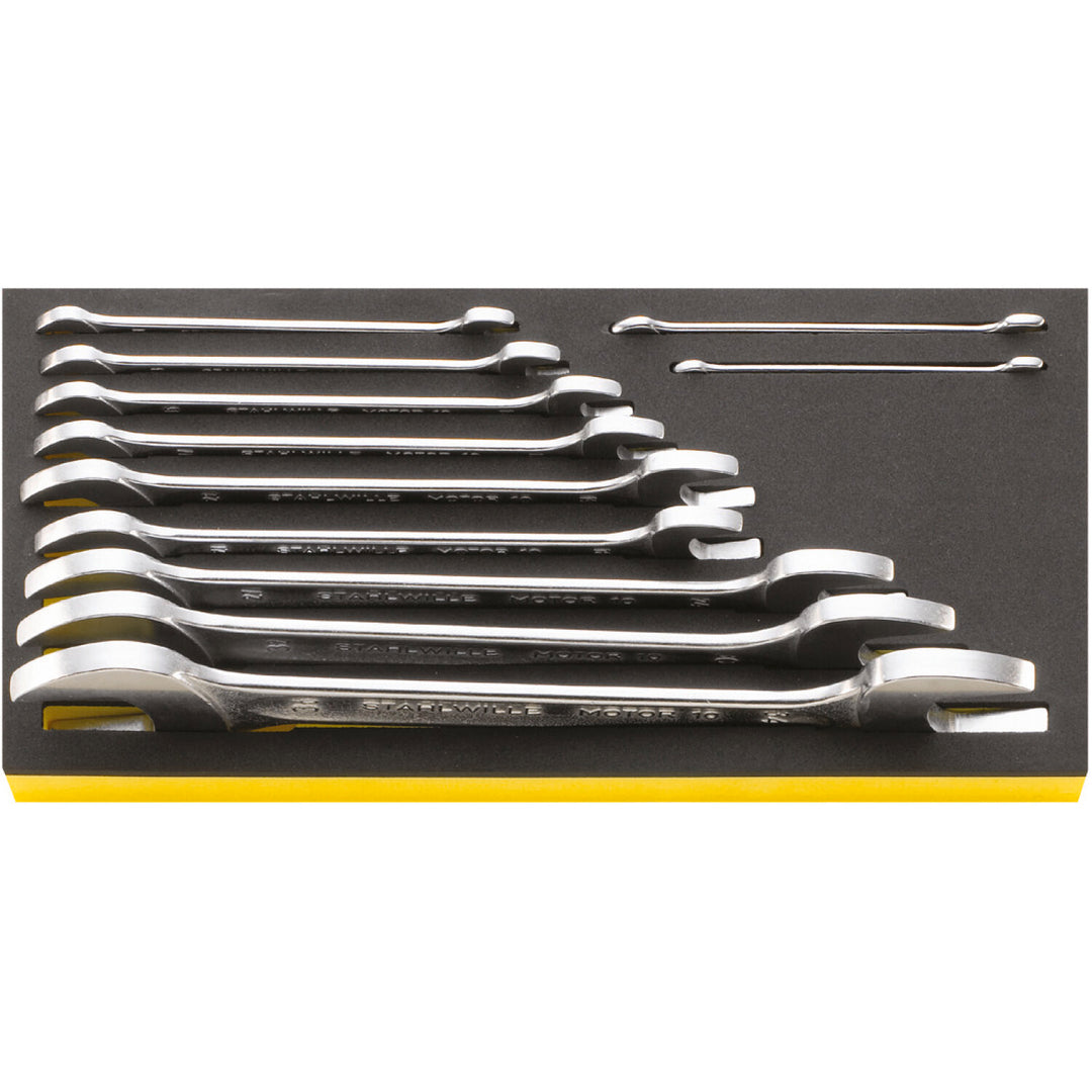 Stahlwille 96830167 TCS 10/11, Double open ended Spanner 11 pcs