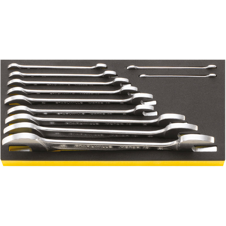 Stahlwille 96830167 TCS 10/11, Double open ended Spanner 11 pcs