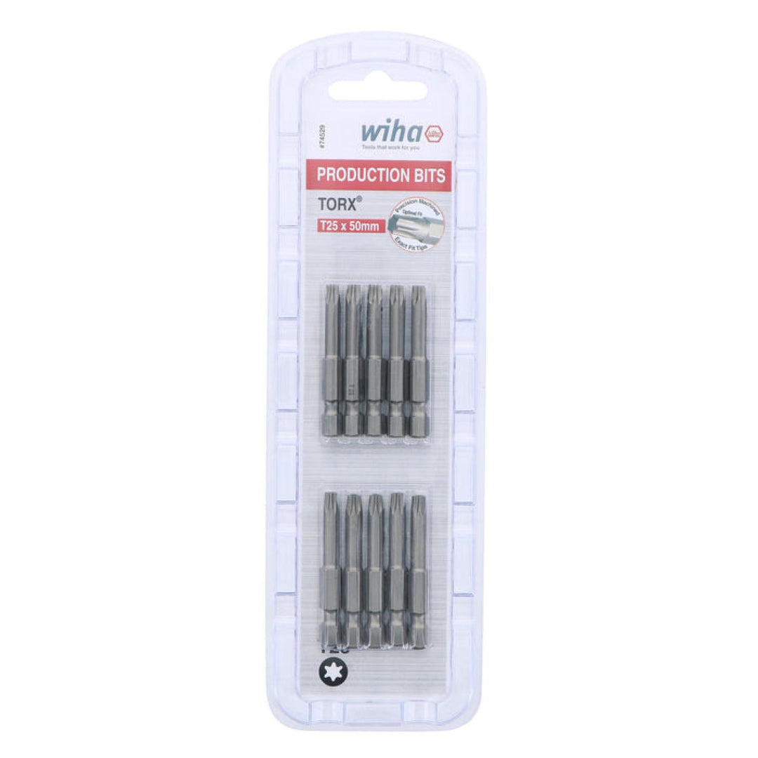 Wiha Tools 74529 TORX® Power Bit, T25 x 50 mm, 10 Pk.