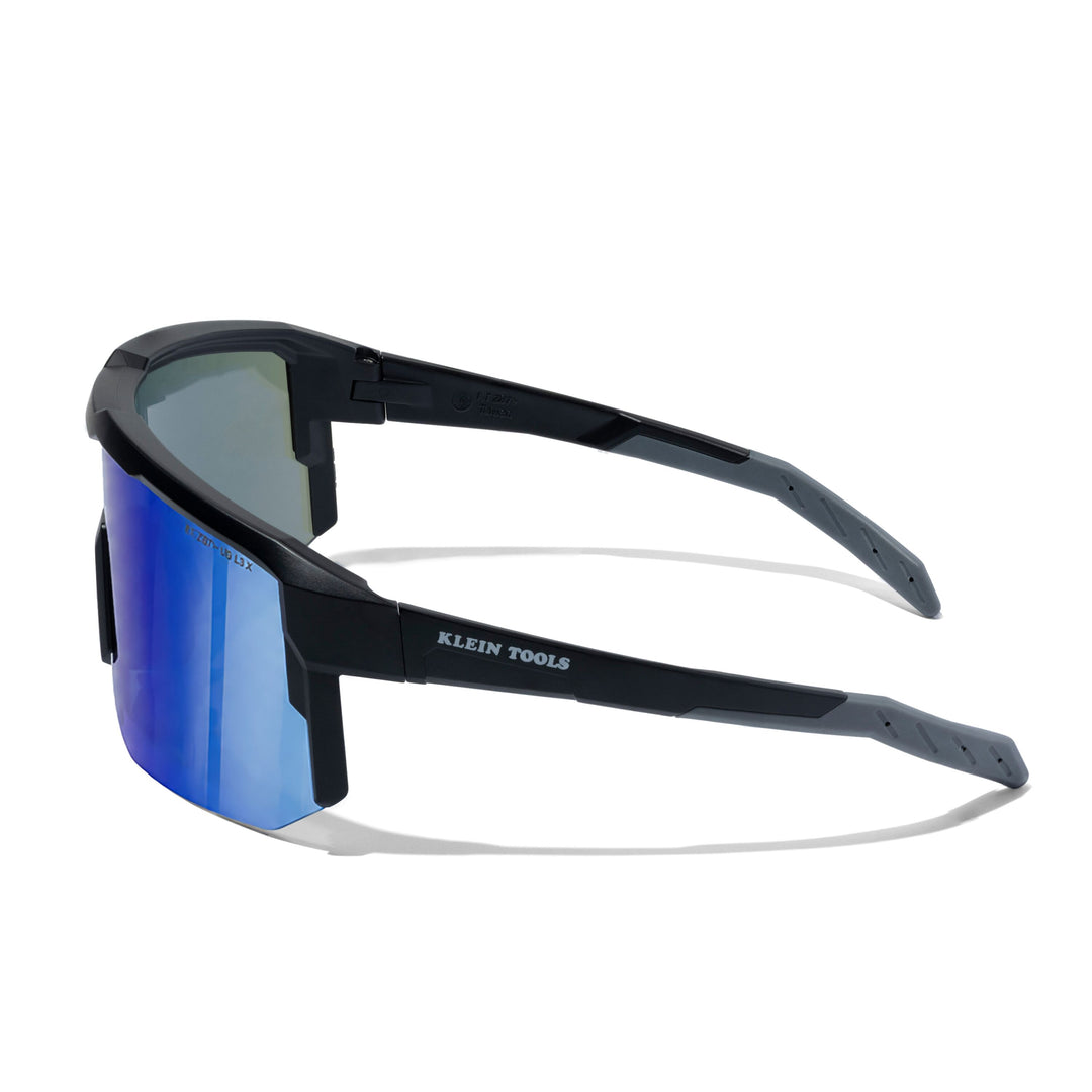 Klein Tools 22102 Mirrored Blade Safety Glasses, Blue Lens