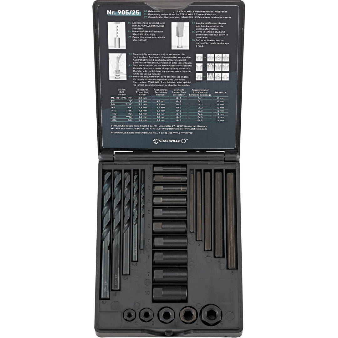 Stahlwille 96713025 Stud remover set