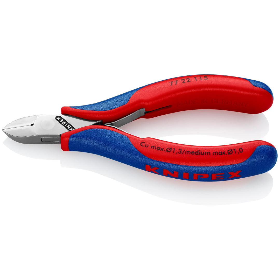 Knipex 77 22 115 4 1/2" Electronics Diagonal Cutters