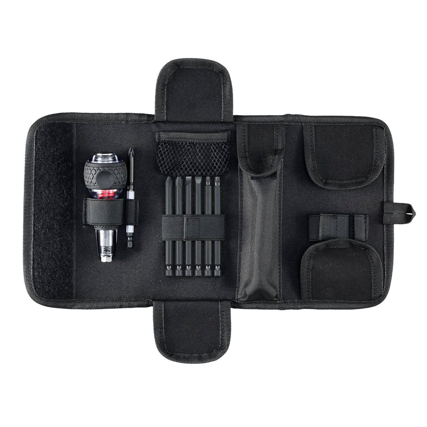 Vessel Tools 238HWB7PU Impact & Out Screwdriver with Assorted Bits, 9 Pc.