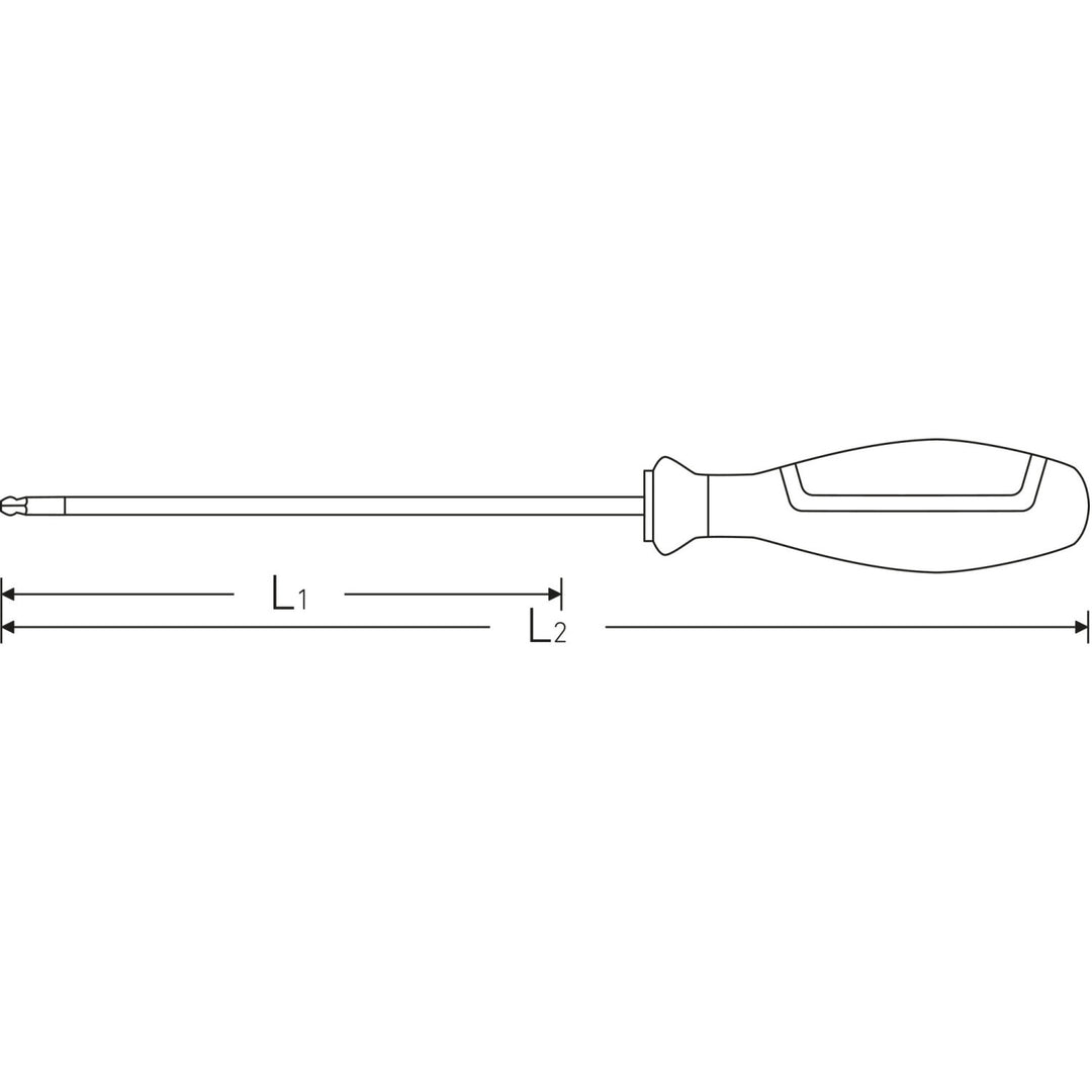Stahlwille 73103005 10507N KK DRALL+ 5 mm Ball End Hex Screwdriver