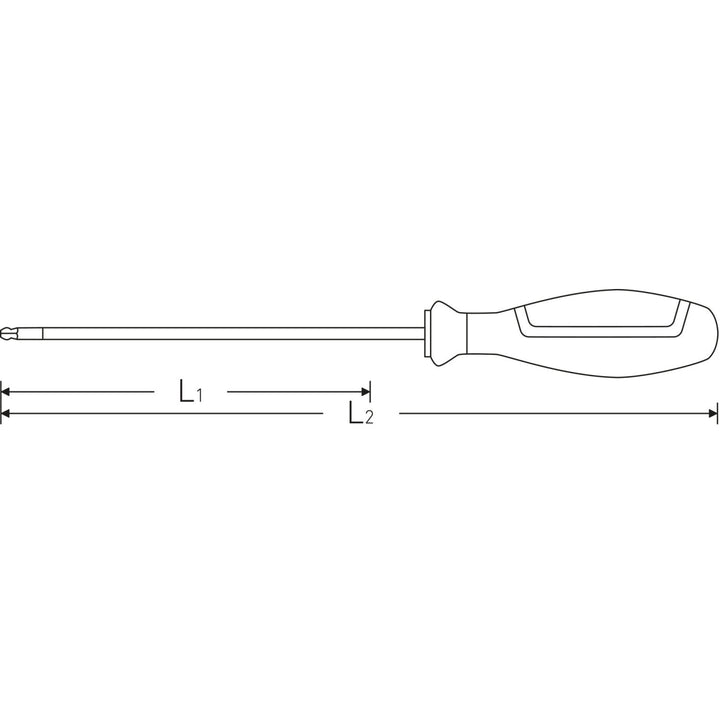 Stahlwille 73103005 10507N KK DRALL+ 5 mm Ball End Hex Screwdriver