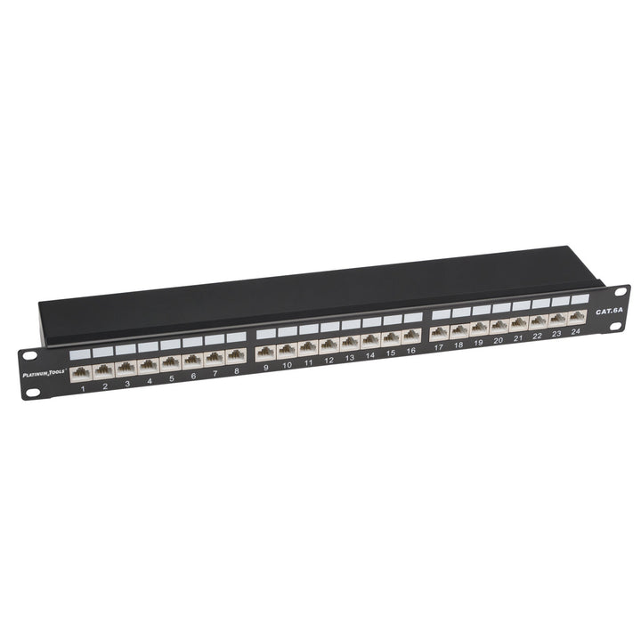 Platinum Tools 675-24C6AS Patch Panel 24 Port C6A S 110