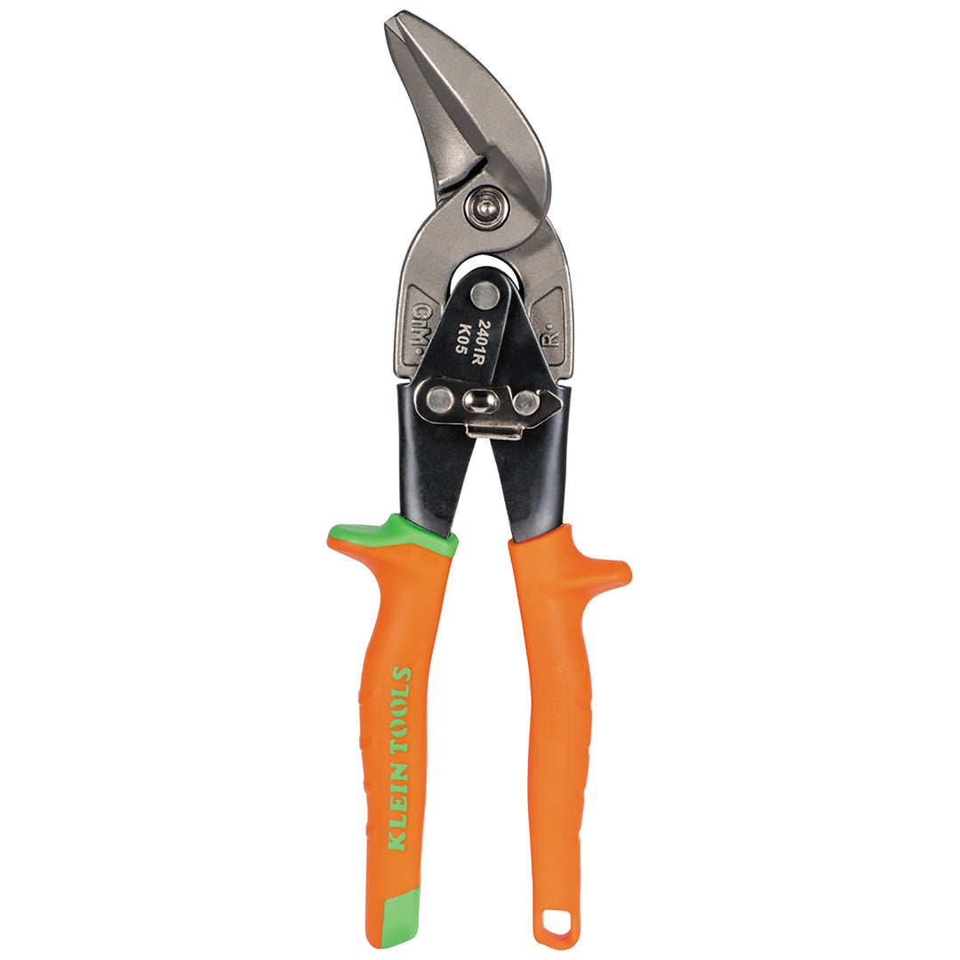 Klein Tools 2403RL Offset Aviation Snips, 2-Pack