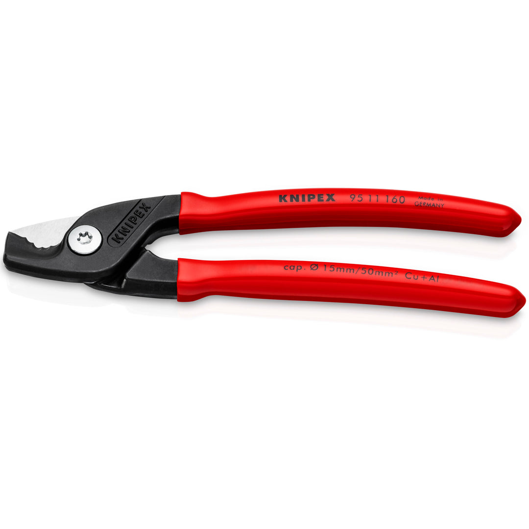Knipex 95 11 160 SBA 6 1/4" StepCut Cable Shears