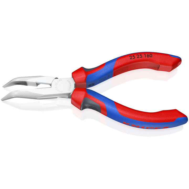 Knipex 25 25 160 KnipeXtend Long Nose 45° Angled Pliers with Cutter, 6 1/4"
