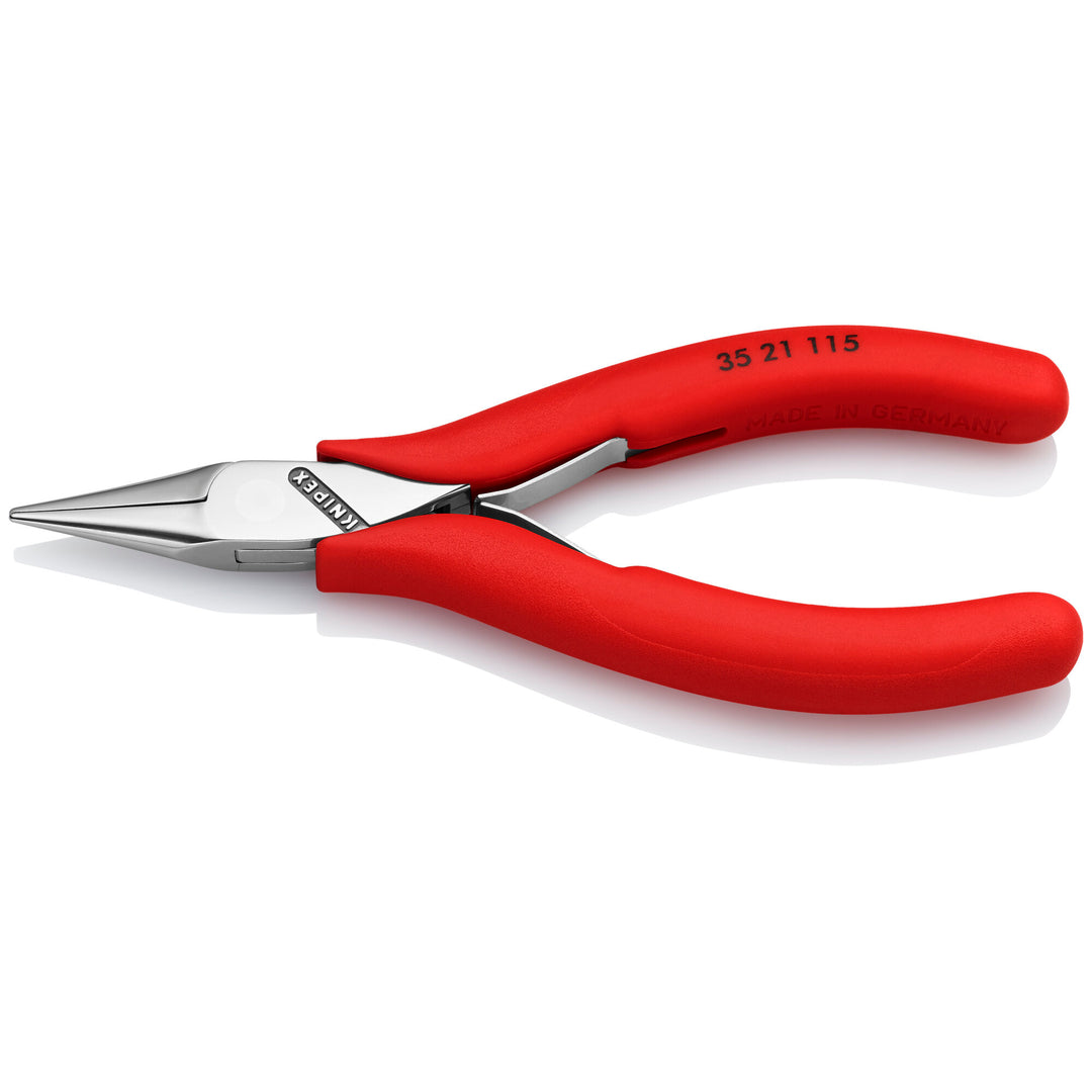 Knipex 35 21 115 4 1/2" Electronics Gripping Pliers-Half Round Tips