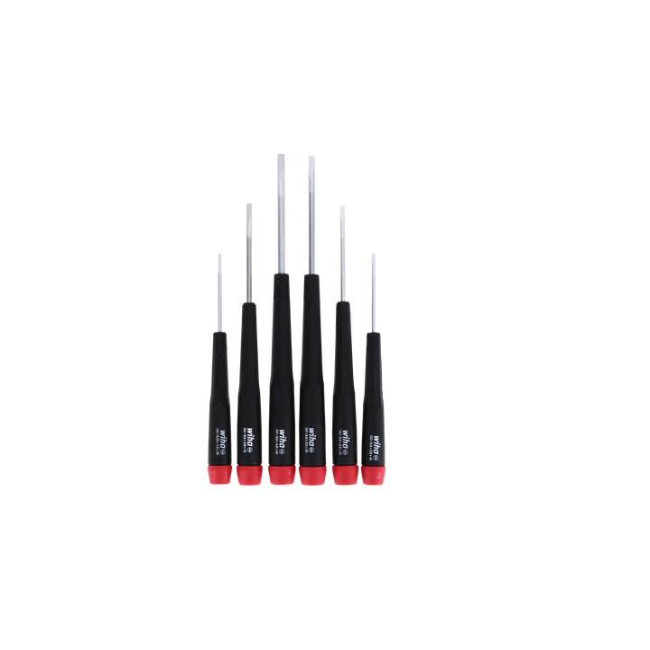 Wiha Tools 26090 6 Piece Precision Slotted Screwdriver Set
