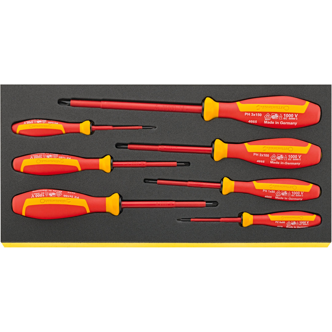 Stahlwille 96838785 TCS 4665/4670 DRALL+ set of screwdrivers