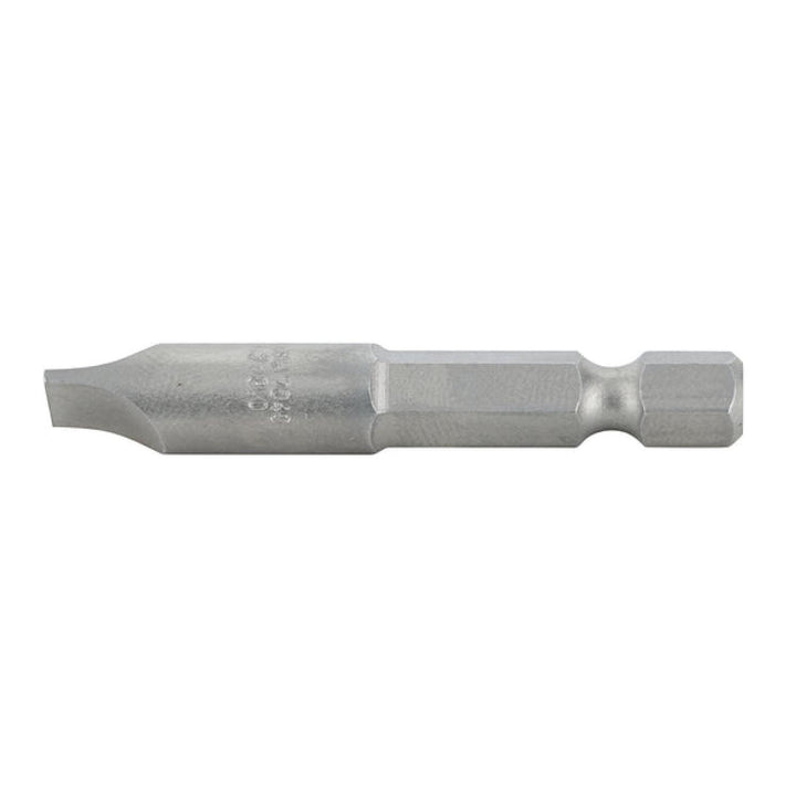 Wiha Tools 74021 Slotted Power Bit, 8.0 mm x 1.2 mm x 50 mm, 10 Pk.