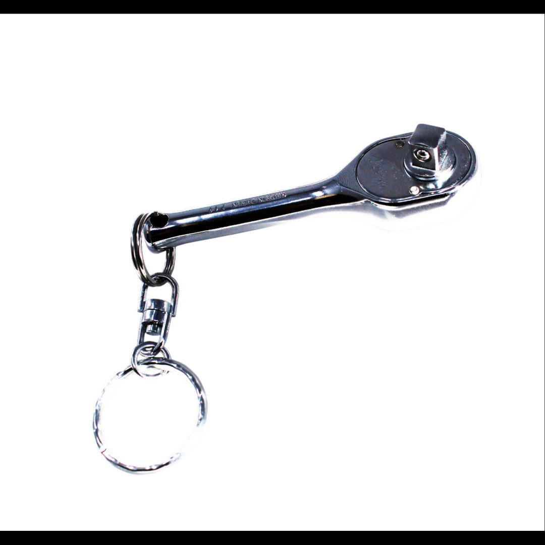 Ko-ken 2753PSKR 1/4 Sq. Dr. Ratchet Handle 20 teeth Short Length 75mm Key Ring